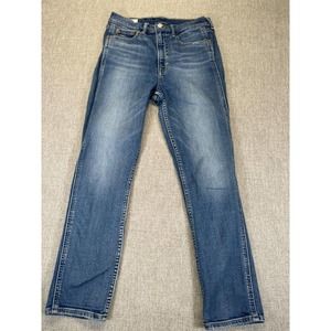 GAP Womens Cigarette High Rise Jeans 28/6R Blue